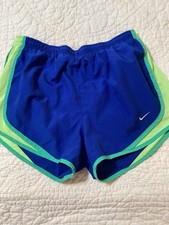 Nike Dri-Fit Woman  s Size S Blue Running shorts with elastic waistband