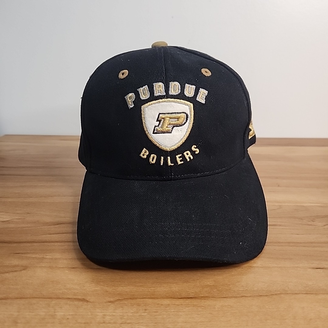 Purdue Boilers Black Adjustable Starter College H… - image 1