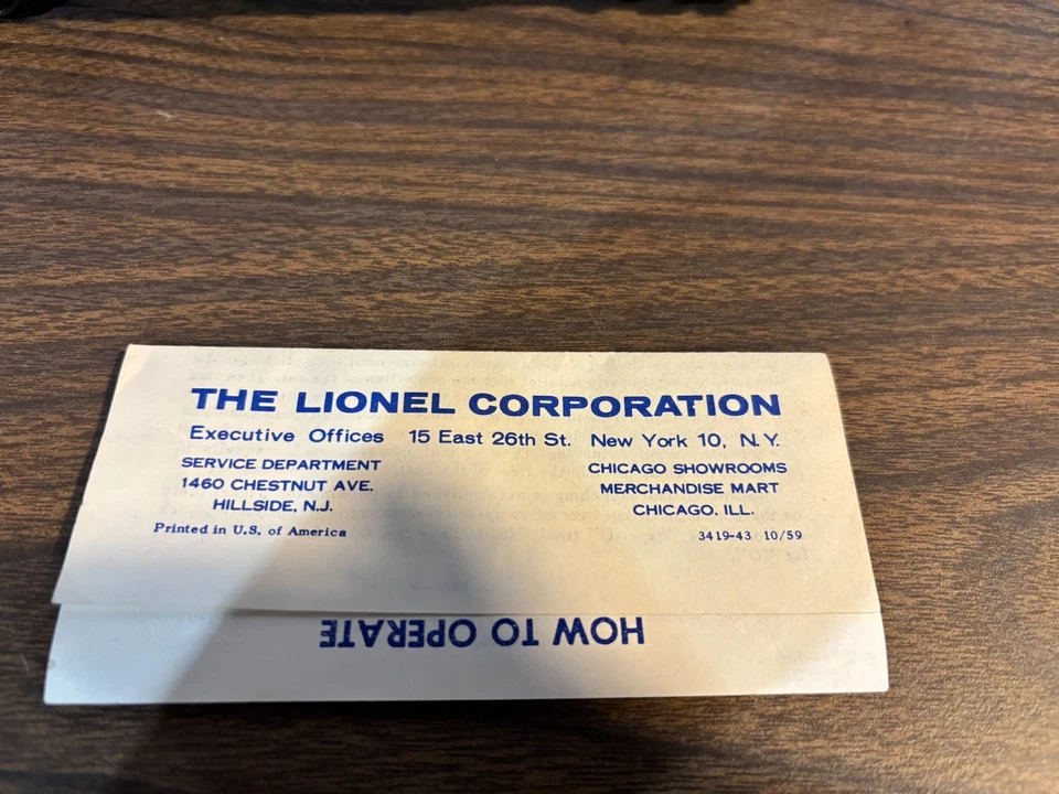 Excellent Plus Earliest Production Lionel 3419 Helicopter Car all original. - Image 2 of 4