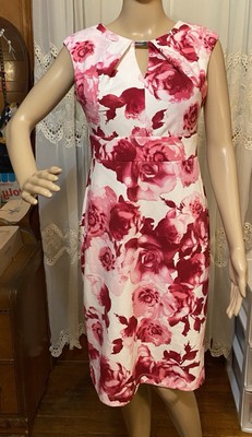 Gabby Skye Beautiful Floral Roses Dress Size 6