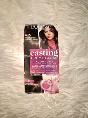 L'Oreal Paris Casting Creme Gloss Ammonia-Free Color 415 Cream Hair Dye