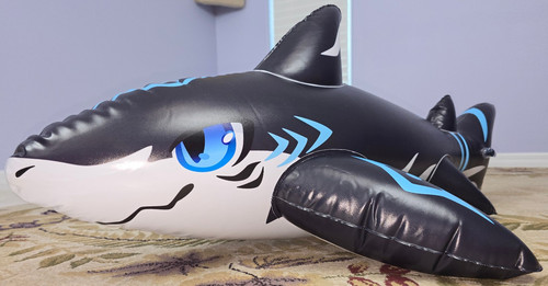 Angry Little Inflatable Shark from Imaginary Creature Factory