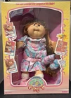 1987 Coleco #3570 Cabbage Patch Kids with Growing Hair redhead tulip dress NRFB