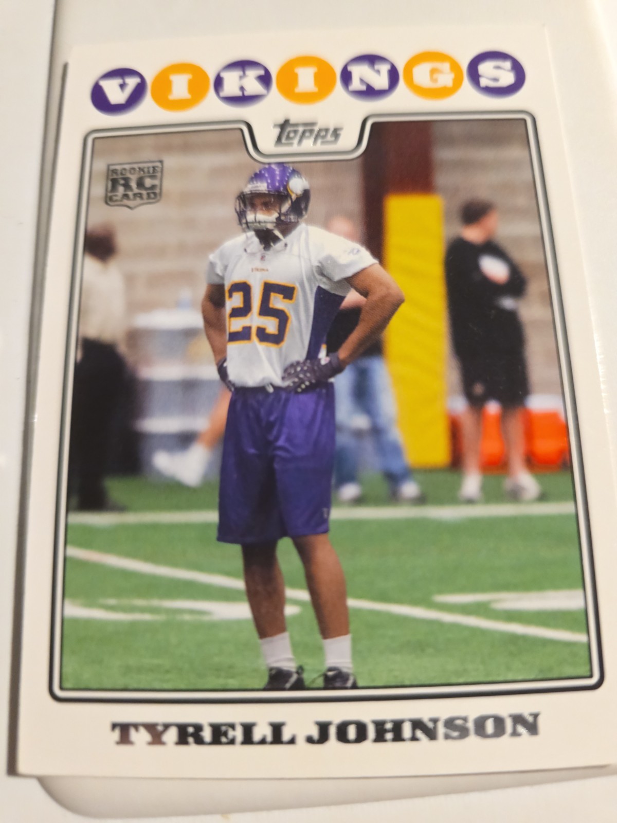 2008 Topps - Tyrell Johnson #439 (RC)