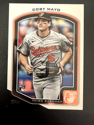 2025 Topps Flagship Collection 2 Exclusive Coby Mayo Rookie Card #47 RC ...