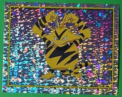Merlin Topps Pokemon Series 2 Sticker No. 112 Elektek / Electabuzz - Year 2000
