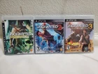 Uncharted Trilogy (1, 2, 3) (Sony PlayStation 3, PS3) - CIB