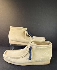 Clarks Originals Wallabee Boots Men’s UK 11 Maple Suede Crepe Sole Lace Up Shoes