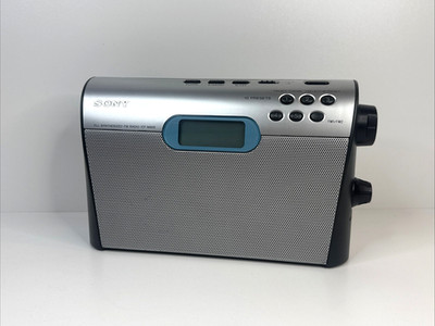 Sony ICF-M600 PLL Synthesized Tragbares FM-Radio | Digitaluhr | Speicherplätze