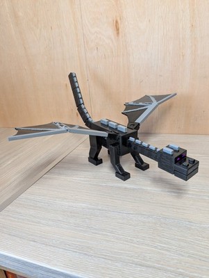 LEGO Minecraft Ender Drache Figur Spielzeug Schwarze Flügel Gelenkmodell