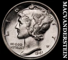 1941-S Mercury Dime- Silver Choice Gem Brilliant Uncirculated+++ Luster #i2416