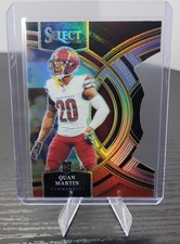 2023 Panini Select - Premier Level Quan Martin #137 Red & Black Prizm Die-Cut 