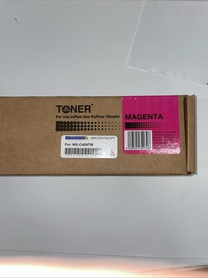 Genuine Sharp MX-C40NT CMYK Toner Cartridge MX-C311/MX-C402SC Same Day Shipping!