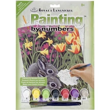 Royal & Langnickel(R) Small Paint By Number Kit 8.75"X11.75"-Spring Bunnies