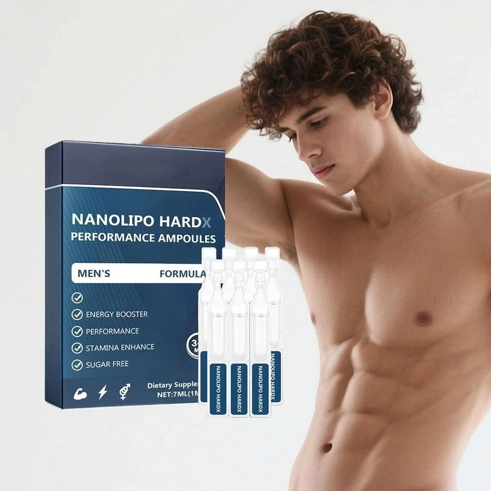 Ampollas de rendimiento NanoLipo HardX de 7-35 piezas - Rendimiento de refuerzo de energía para hombre Foto 4 de 4