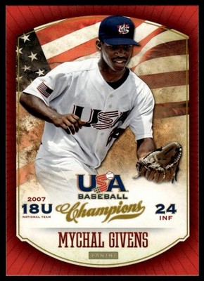 2013 Panini USA Baseball Champions #51 Mychal Givens