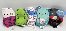 Lot Of 5 New Cats VS Pickles Plush Boba, Catzilla, Count Catula, Elements, Mummy