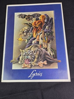 Vintage 1975 Elton John Captain Fantastic Lyrics Booklet