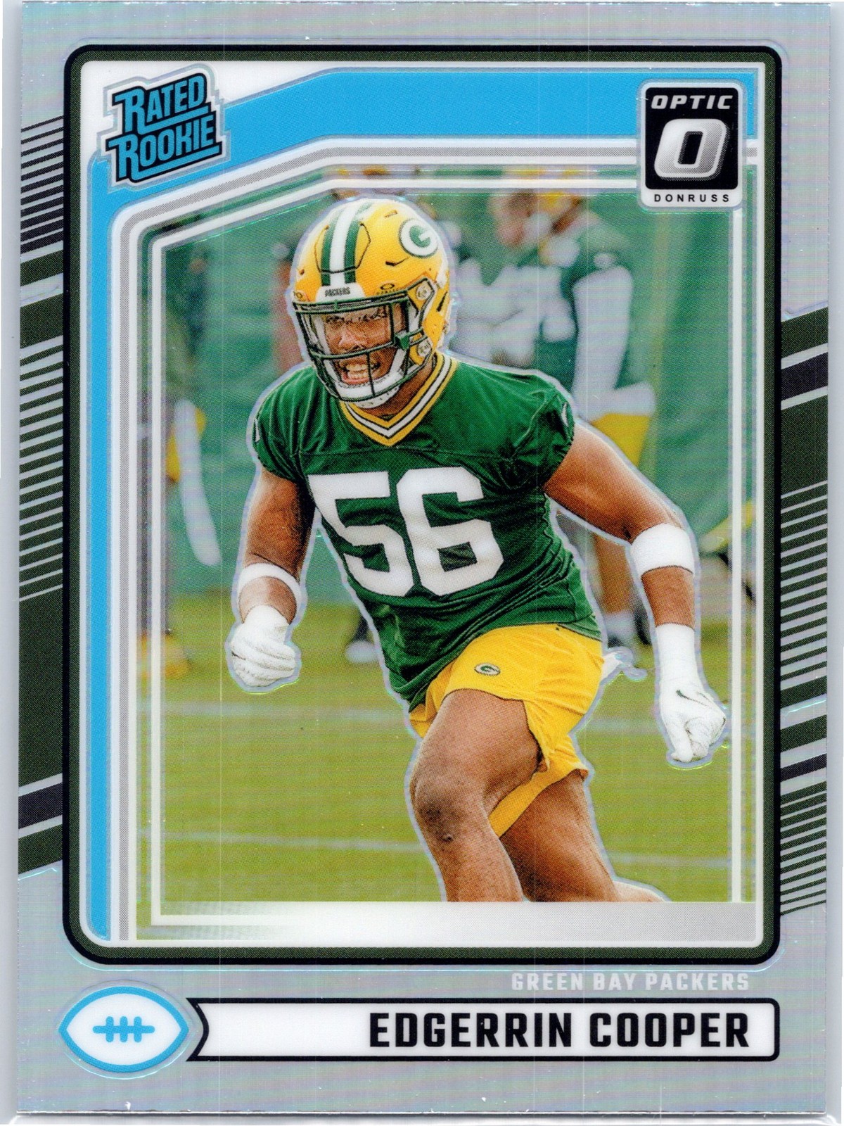 2024 Donruss #325 Edgerrin Cooper Optic Rated Rookies Preview Holo