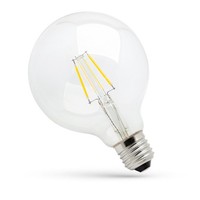 Spectrum Led Filament G125 Globe 8,5W E27 Klar 1150Lm Warmweiß 2700K Dimmbar
