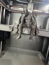 Custom Batman Miniature 77.4mm (3.51in) - High Detail 3D Printed Fan Art 