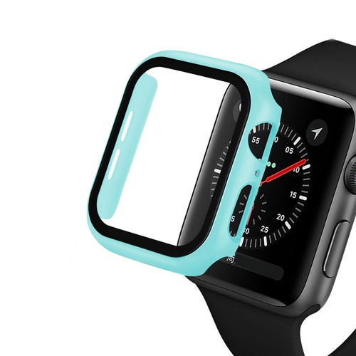 Temper Glass Case For Apple Watch Ultra2 Ultra 9 8 7 6 5 SE Hard Cover Full Body - Picture 7 of 19