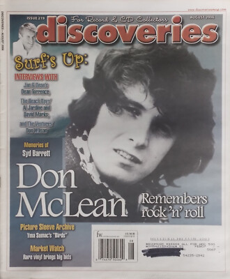 Don McLean, Discoveries Magazine: August 2006
