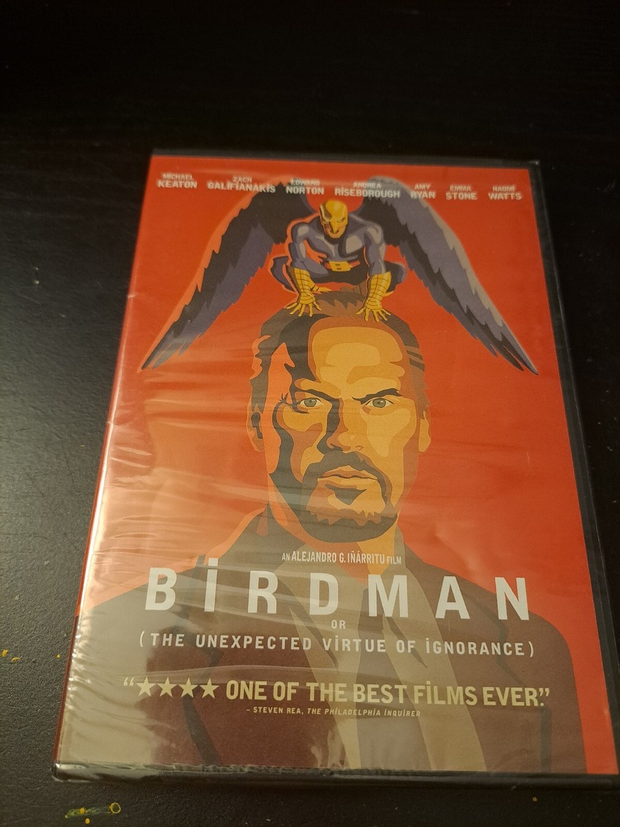 Birdman (DVD, 2014, Widescreen) Michael Keaton/Zach Galifianakis