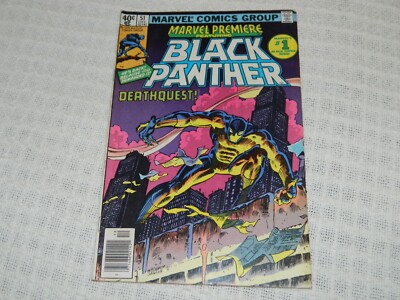 1979 Marvel Comics Marvel Premiere ft Black Panther #51 Comic Book