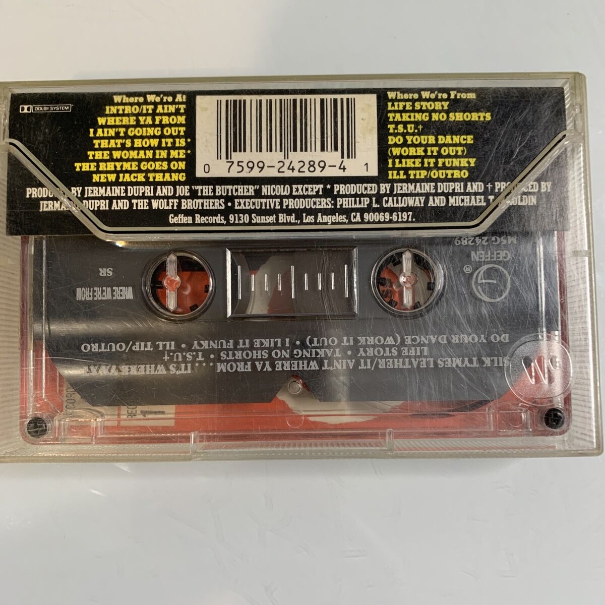 Silk Tymes Leather: New Jack Thang/The Rhyme Goes On: Cassette Single Silk Tymes Leather: New Jack Thang/The Rhyme Goes On: Cassette Single