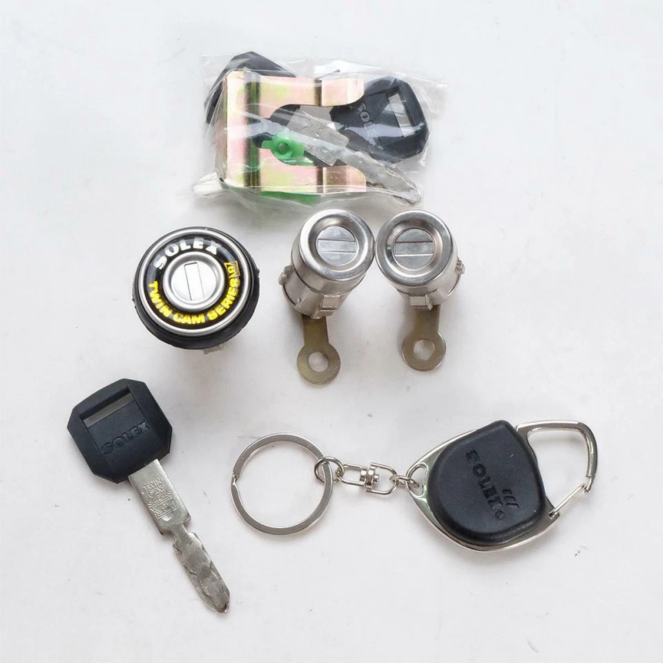 Cilindro llave plana seguridad cerradura puerta seguridad cerradura seguridad ajuste Mitsubishi Lancer Solex 1996 Foto 3 de 4