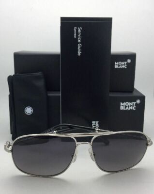 New MONTBLANC Sunglasses MB 513S 16B 61-14 140 Palladium Aviator w