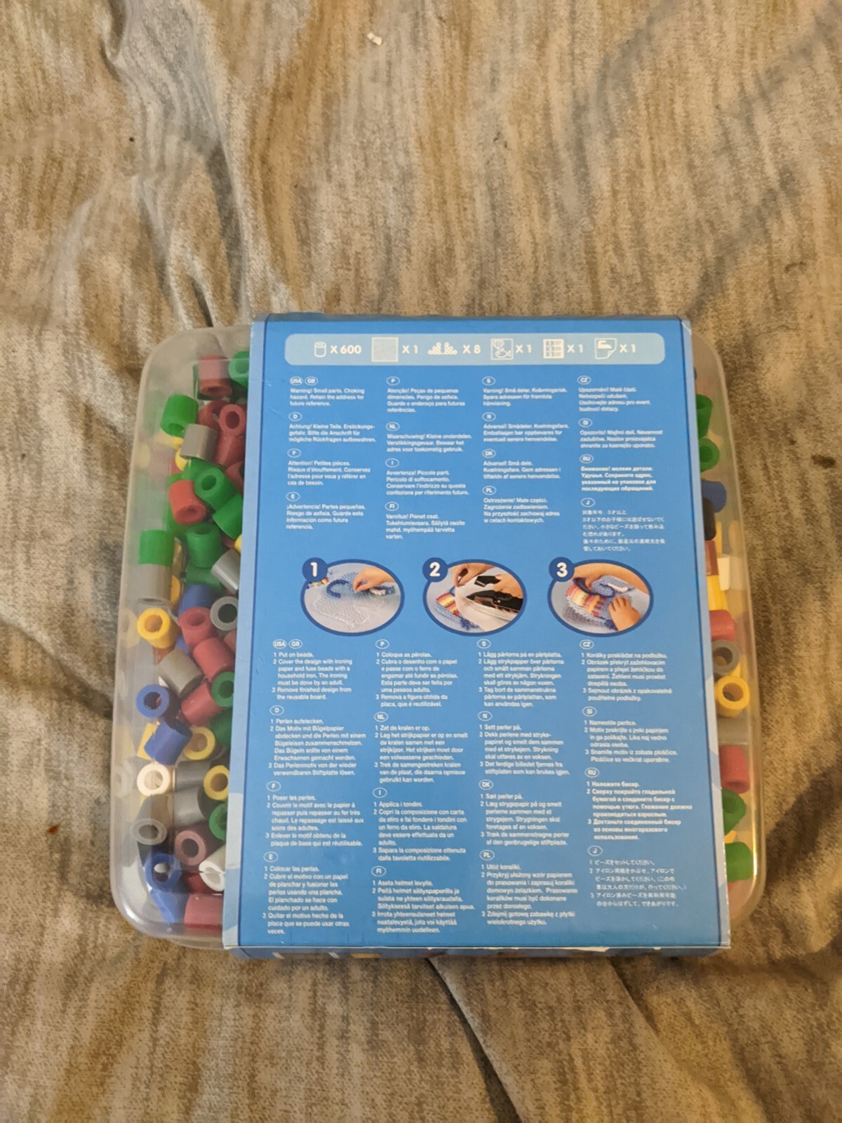 My first Hama Maxi Beads & Pegboard 600 Beads New In Tub eBay