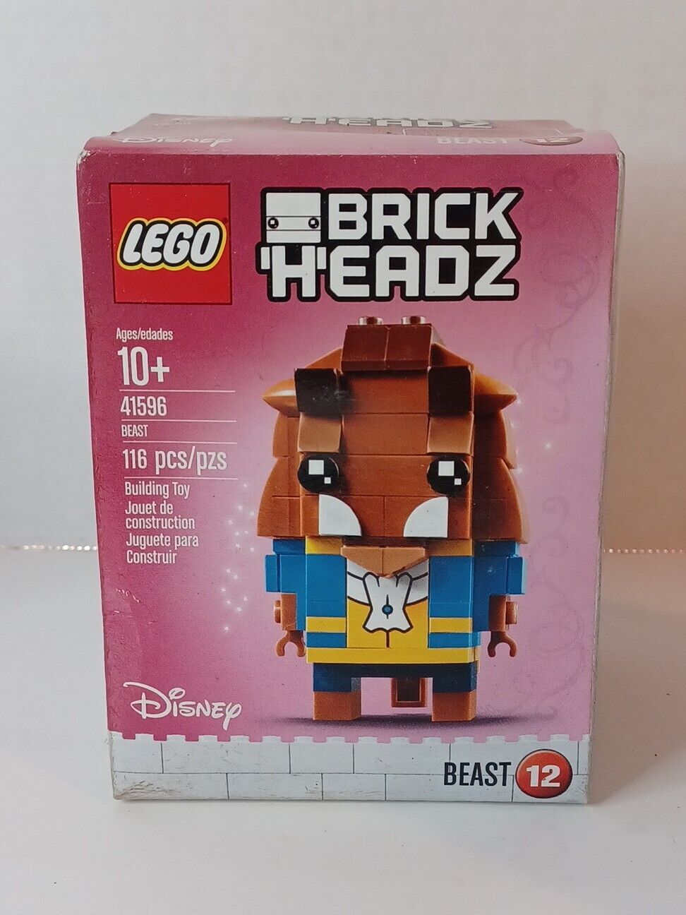 NEW! LEGO BRICKHEADZ 41596 BEAST (2017) DISNEY, PRINCE, BEAUTY AND THE BEAST A12