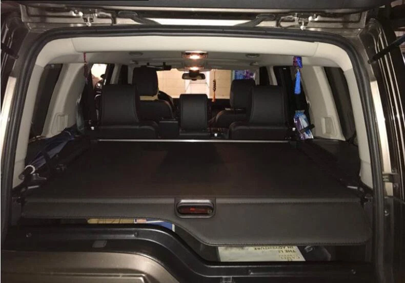 Cubierta de carga protectora de maletero trasero NEGRO para Land Rover LR4 Discovery 4 2010-2016 Foto 3 de 4