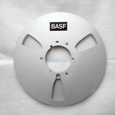 BASF USED Empty Metal Reel 10.5 Inch Take Up Reel Weight 350g Made in Germany