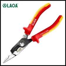 LAOA 8 Inch VDE Needle Nose Pliers Multifunction High Voltage Resistance 1000V I