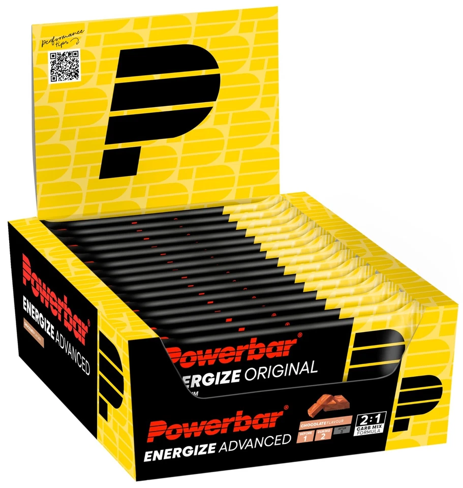 Powerbar Energize Bar Box 15 Riegel 55g *8 Sorten / auch mischbar*