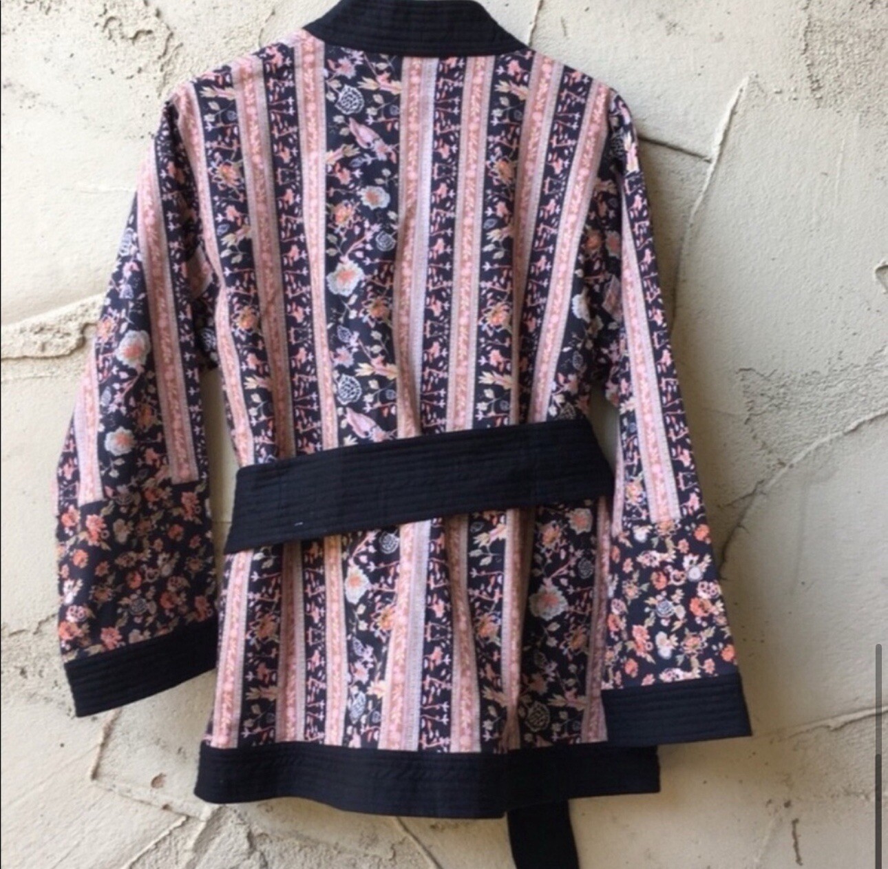 Cleobella Reversible Patchwork Mixed Print Kimono… - image 6