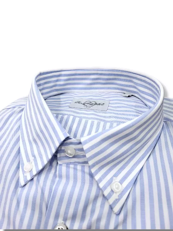 Camicia UOMO cotone fantasia rigata regular