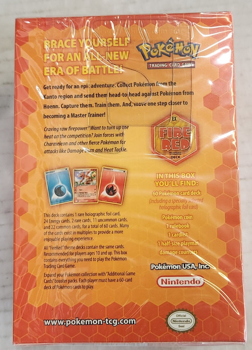 EX Fire Red Theme Deck Pokemon TCG 2004 for sale online | eBay