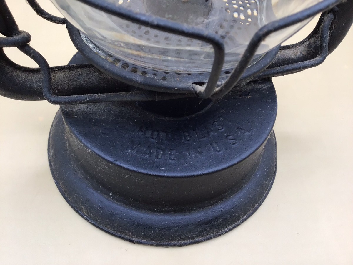 Vtg 1940's RAYO No. 75 Hot Blast Tubular Kerosene Lantern U.S.A.