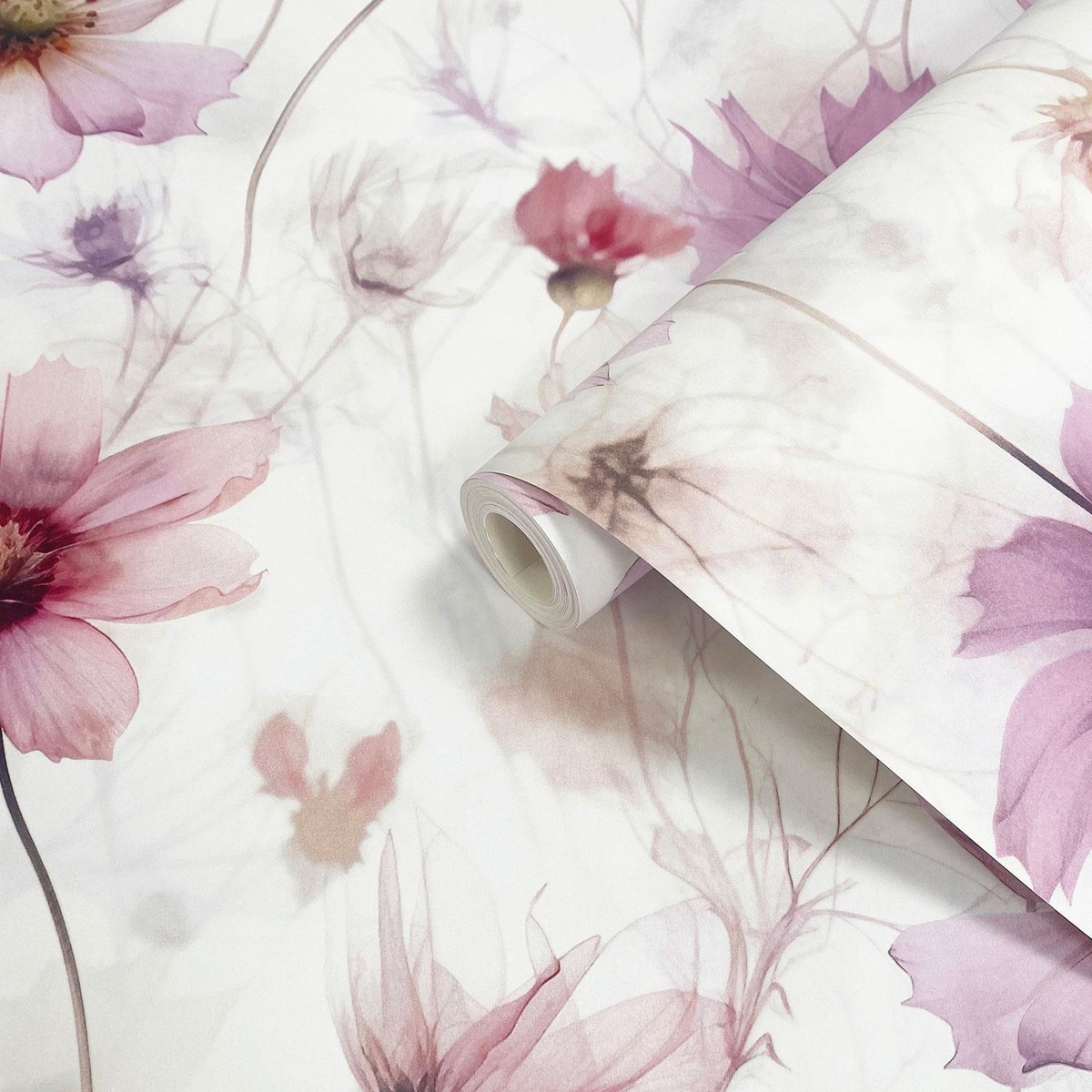 Lissa Flowers Tapete Mit Kräftigem Blumenblütenmotiv Für