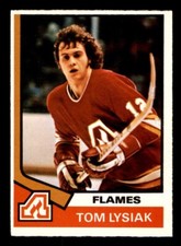 1974 OPC O-Pee-Chee Hockey #68 Tom Lysiak EX/MT