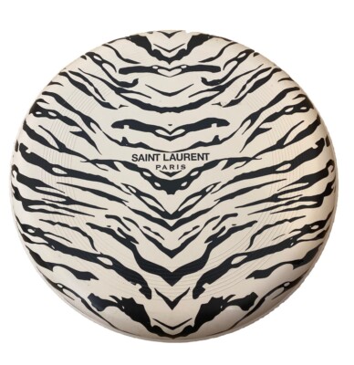 YVES Saint Laurent Rive Droite Zebra 2020 Exclusive YSL Black & White Frisbee