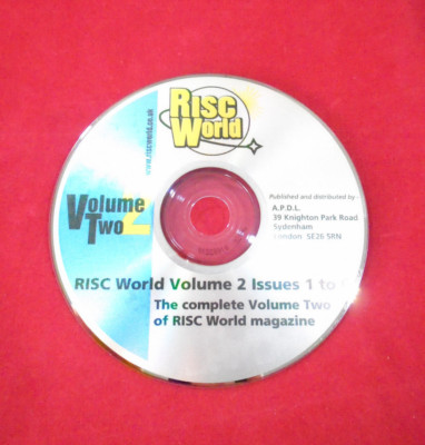 RISC World Magazin Band 2 Ausgaben 1 bis 6 CD-ROM Acorn RISC OS