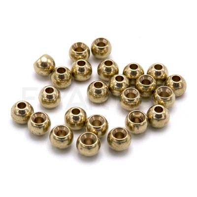 HARELINE CYCLOPS BEAD EYES - Fly Tying Nymph Head Black Brass Copper Gold Nickel