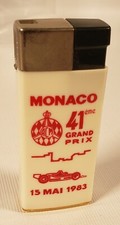 Vintage Advertising - ACM Monaco 41 Grand Prix Lighter 1983 Feudor Plastic  ADV1