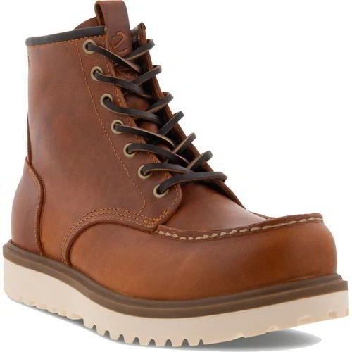 Moccasin toe boots best sale mens