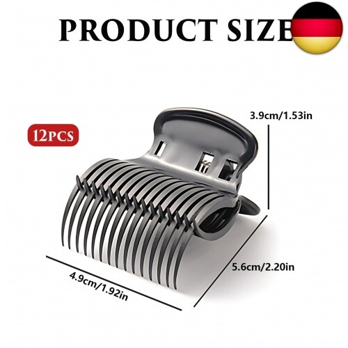 18 Stück Lockenwickler-Clips – Perfekter Halt Für Kleine Bis Große Wickler!